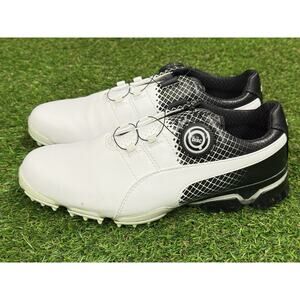 Puma TitanTour Ignite Disc Golf Shoes | White/Black | 7.5 US | Special Edition